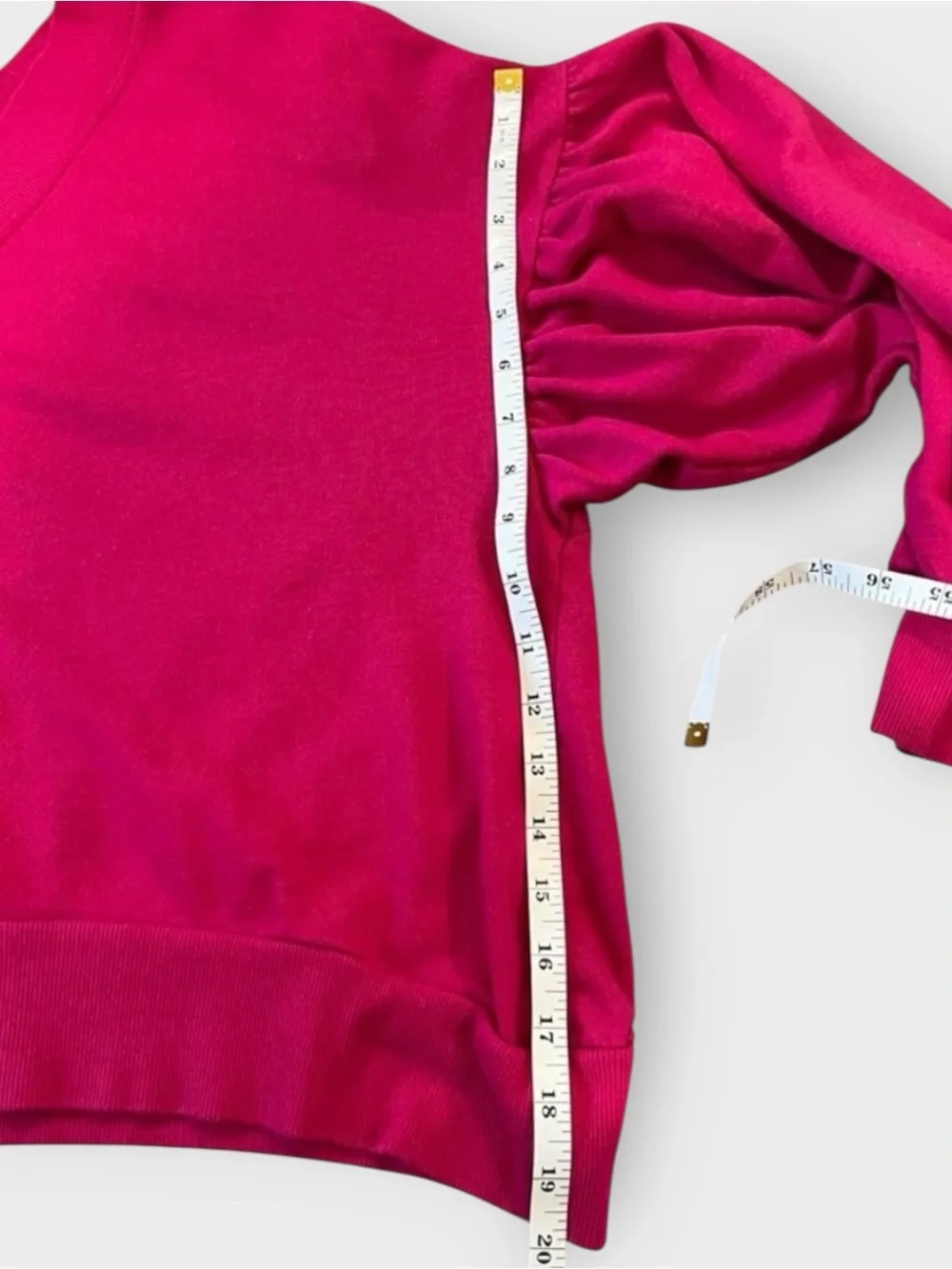 Wild Fable Hot Pink Cropped Sweatshirt Size 2X Plus Size Off the Shoulder crop - Picture 7 of 13